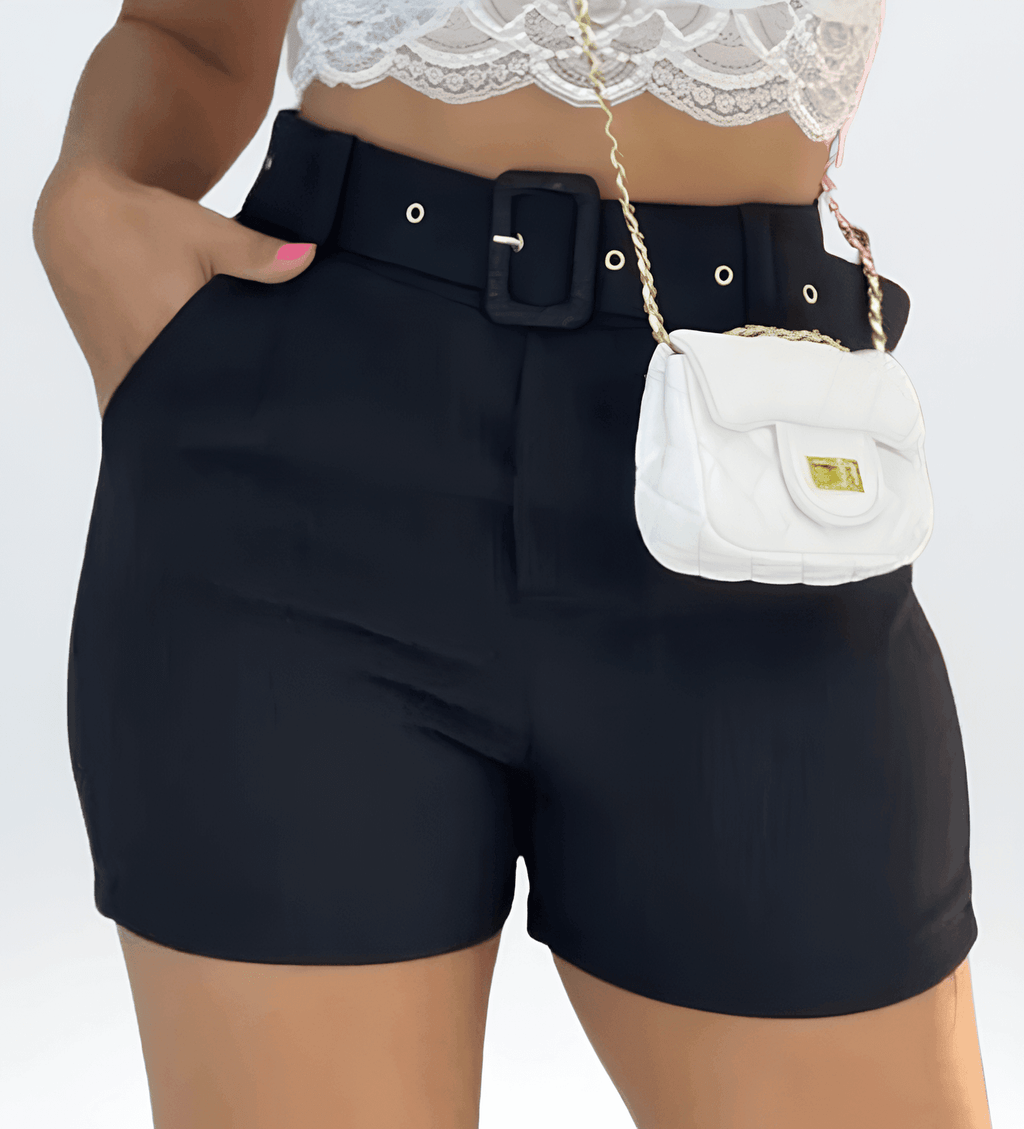 SHORT LINHO C/ BOLSO E C/ CINTO MELISSA
