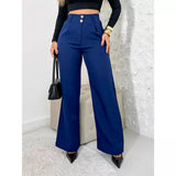 Calça Feminina, Cintura Alta, Sofisticada, Moderna, Elegante, Casual,P M G